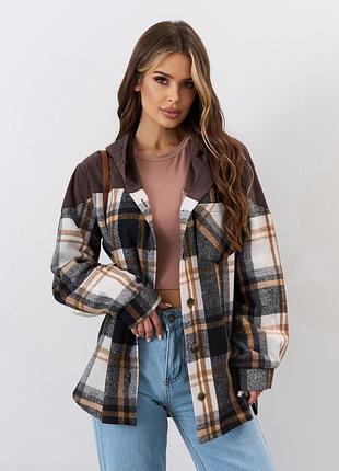 Рубашки issa plus 15339 xxl коричневый