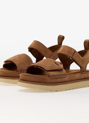Жіночі бежеві сандалії ugg sandals goldenstar driftwood chestnut x угг 38