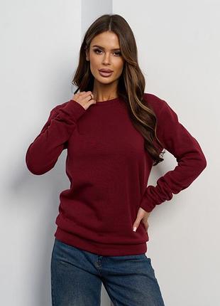 Толстовки issa plus 14892 xxl бордовий