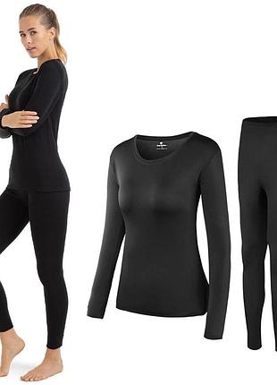 Комплект женского термобелья bioactive до -25 °c, 2xl / зимнее термобелье / термокофта и подштанники