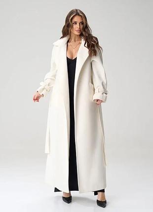 Пальто issa plus 15048 xxl молочный
