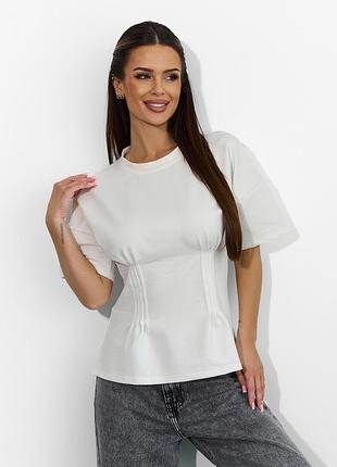 Футболки issa plus 15623a 3xl молочный