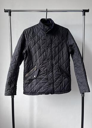 Чоловіча стьобана куртка barbour powell quilted jacket