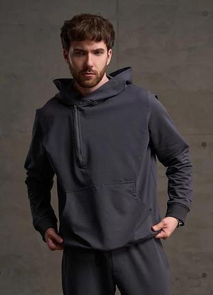 Толстовки issa plus gn-560 3xl серый