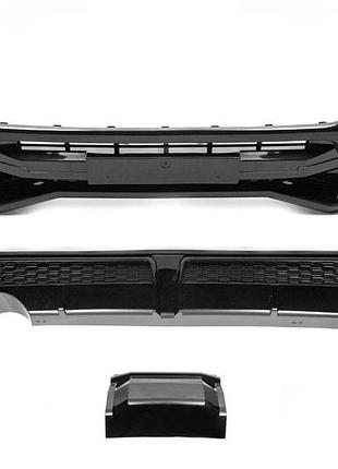 Комплект обвеса gxr черный для toyota land cruiser 300 2021- гг