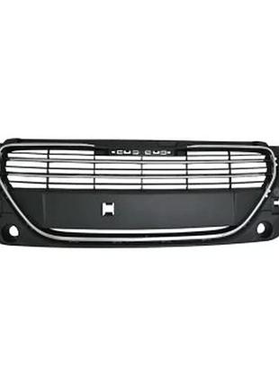 Решетка радиатора peugeot 301 2013-2017, черная, avtm, 185422990