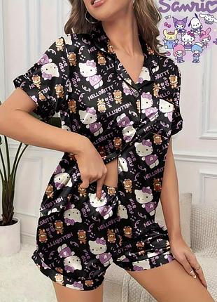 Женская пижама домашний костюм хеллоу китти hello kitty размер l маломерит