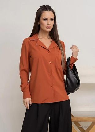 Рубашки issa plus sa-504 xl терракотовый