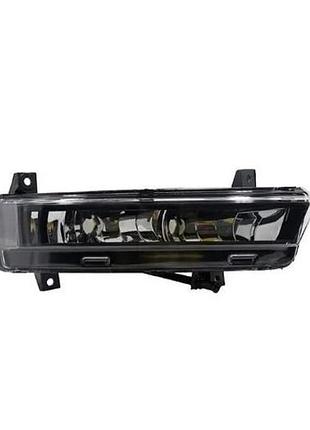 Противотуманная фара skoda octavia a7 2012- черная, правая forma parts fp 6415 h4-p