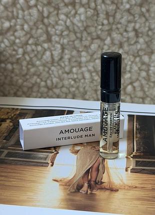 Оригинальный пробник amouage interlude man