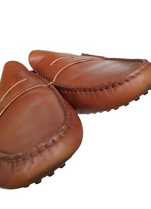 Винтажные кожаные лоферы туфли j.p. tod's (made in italy) 9