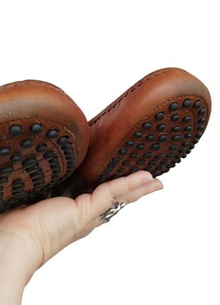 Винтажные кожаные лоферы туфли j.p. tod's (made in italy) 10