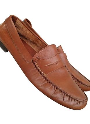 Винтажные кожаные лоферы туфли j.p. tod's (made in italy) 2