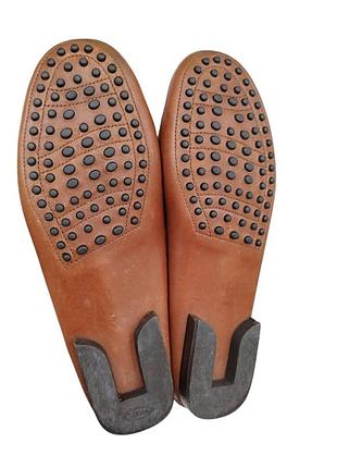Винтажные кожаные лоферы туфли j.p. tod's (made in italy) 3