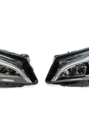 Передня оптика з led (2 шт) для mercedes cla c117 2013-2019 рр