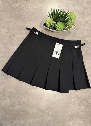 Спідниця плісе zara юбка плиссе