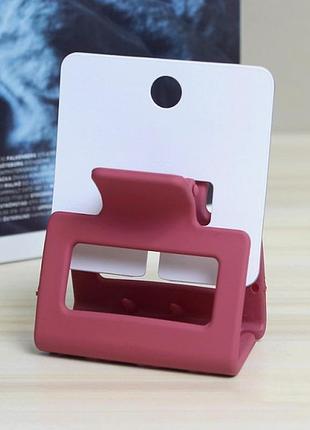 Резинки и заколки для волос issa plus ak-631 universal темно-розовый