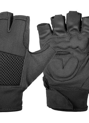 Перчатки беспалые helikon half finger mk2 m регулируемые запястья черный