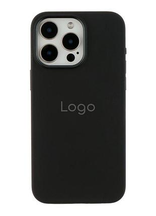 Чохол накладка silicone case металеві кнопки (metal buttons) для apple iphone 15 pro панель-накладка для телефону айфон black