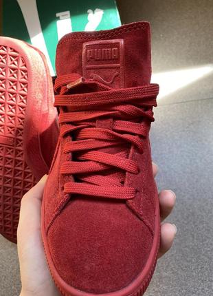 Кеды замшевые puma icecherry