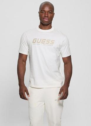 Футболка мужская guess (7938516293336) eco suron s белая