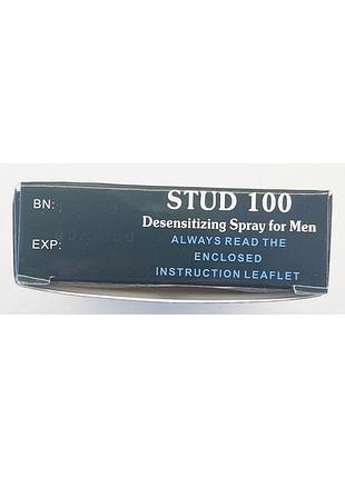Спрей пролонгатор stud 100 для продолжения акта ству 100 desensitizing spray for men 7