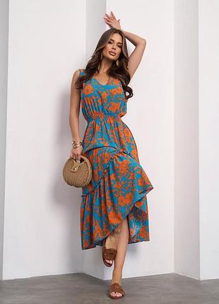 Плаття issa plus 15183 xxl мультиколор