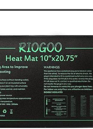 Прочный нагревательный коврик riogoo для рассады