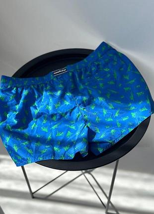Мужские плавательные шорты calzedonia (coast & coast) с принтом «мапочки» - синие l