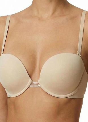 Бюстгальтер безшовний без кісточок marks&spencer 85a бежевий 85a