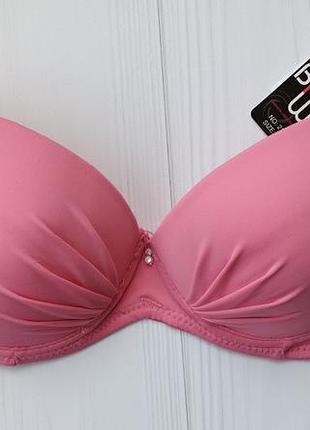 Бюстгальтер biweier super push up рожевий 70в 2199