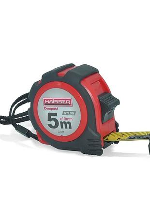 Рулетка вимірювальна 5мx19мм haisser compact 22044 (128427)