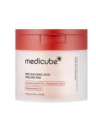 Пілінг-педи для обличчя medicube red succinic acid peeling pad 150г