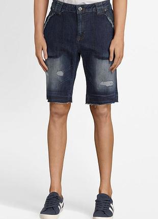 Шорти desigual 18smdd07*51 джинс чоловічий. темно-синій 30 (160 147)