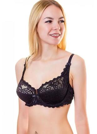 Бюстгальтер без поролона lanny mode 11118 чашка 80 d черный
