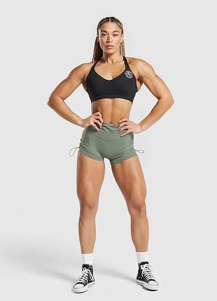 Шорты gymshark b7a4g-ecjf*91 женск. хаки l (195 524)