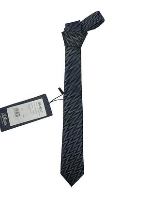 Галстук s.oliver 12.911.91.5213*60 мужск. серый б/р (175 776)