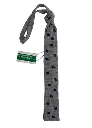 Краватка benetton 1276c0183*60 підросток. сірий б/р (158 437)