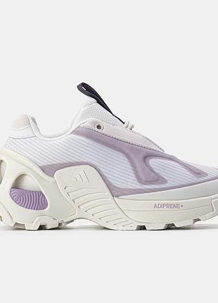 Белые женские кроссовки adidas edge white purple х эдж 37