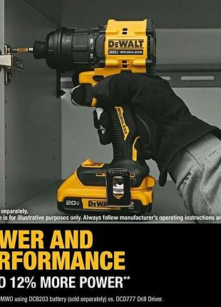 Мультишуруповерт dewalt dcd803b atomic 20v max со сменными насадками (оригинал usa) 8