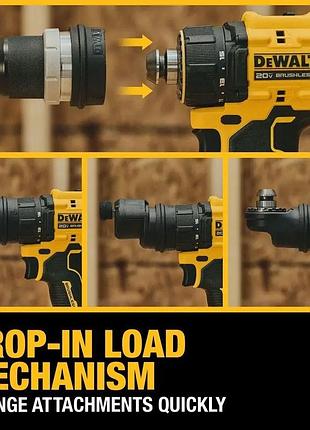 Мультишуруповерт dewalt dcd803b atomic 20v max со сменными насадками (оригинал usa) 10