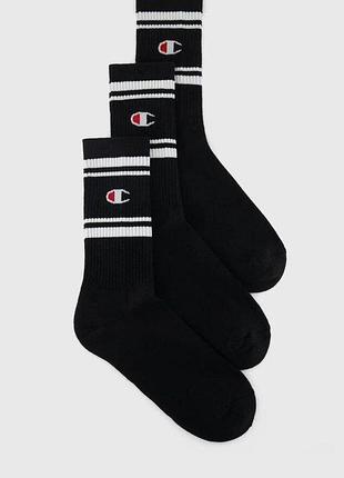 Носки champion u20088 kk001 unisex черный 39/42 (195 175)