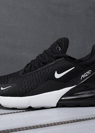 Nike air max 270 black white кроссовки найк аир макс 270 мужские женские унисекс 36