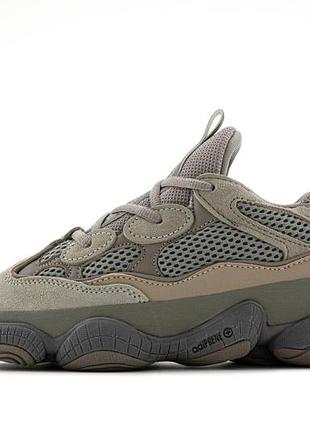 Adidas yeezy 500 ash grey кросівки чоловічі жіночі сірі 39