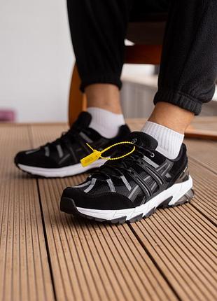 Мужские кроссовки asics gel-sonoma black/white gore-tex (с термоподкладкой) 41