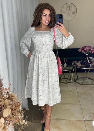 Платье женское принтова тканина 36 38 40 42 44 46 48 50 52 54 56 58 60 62 64 66 68 70 размера | 54