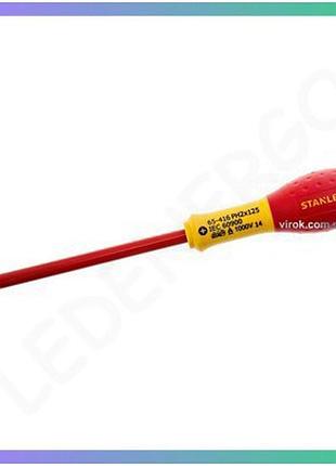 Хрестова викрутка діелектрична stanley fatmax philips ph2 125 мм vde 1000v для електрики інструмент