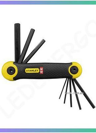 Шестигранник stanley 8 шт 1,5-2-2,5-3-4-5-6-8 мм для монтажу та ремонту інструмент для роботи