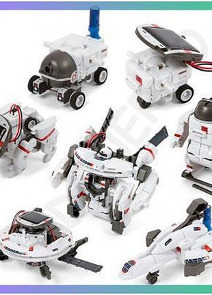 Космічний флот 7 в 1 stem-конструктор для дітей розвиваючий набір для творчості та навчання