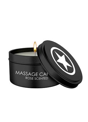 Массажная свеча – ouch! massage candle rose scented, 100 г sexual fantasy